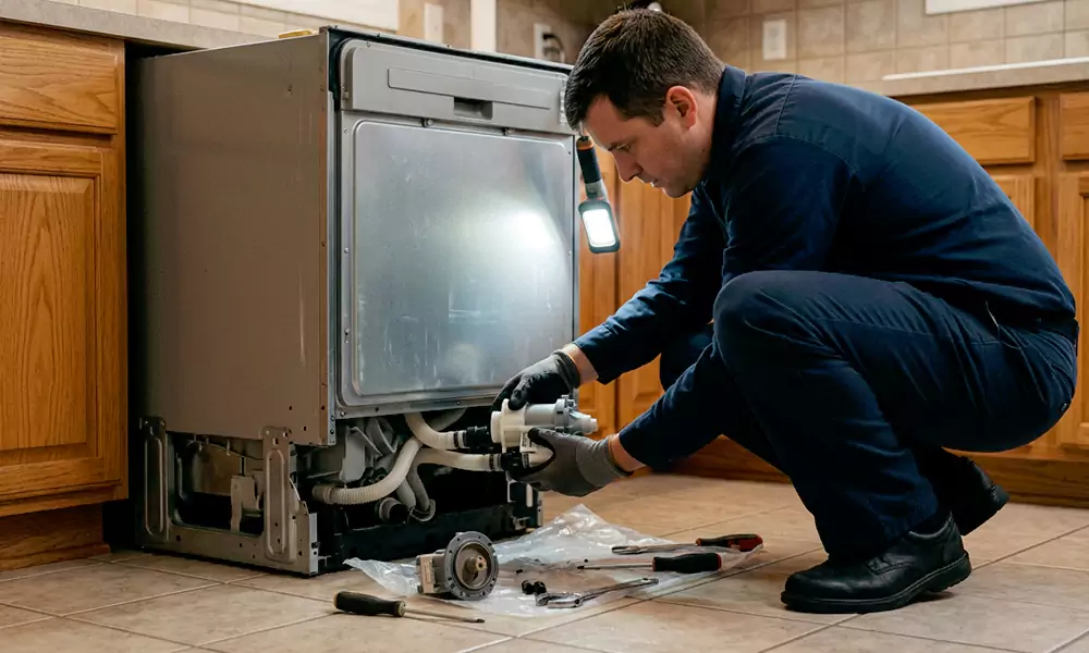 Dishwasher Pump Replacement in Athol, MA