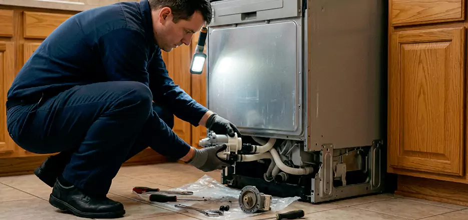 Dishwasher Drain Hose Repair in Athol