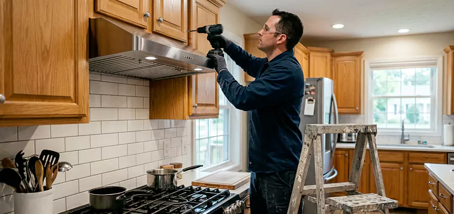 Wood Range Hood Installation Athol